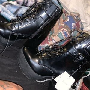 Bershka Leather Boots